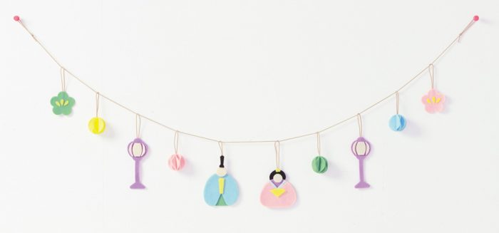 雛祭りのガーランド制作キット